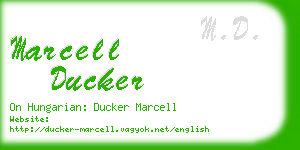 marcell ducker business card